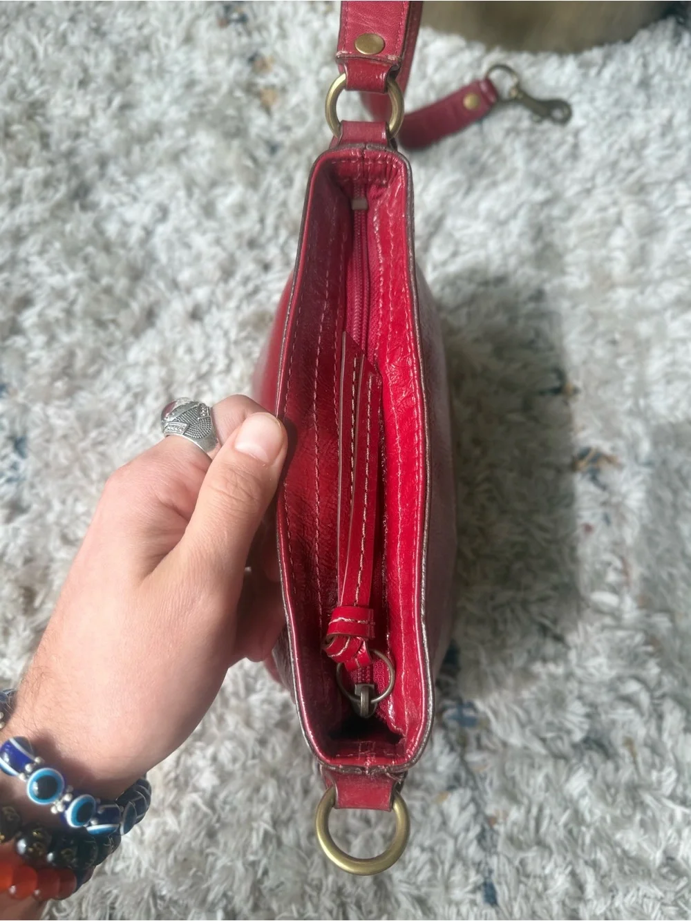 COACH 2008 RED MINI ZOE